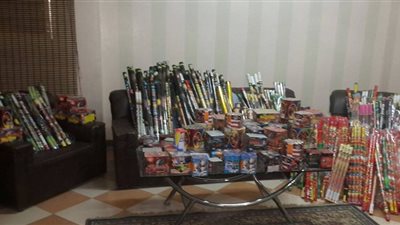 ضبط 874 لعبة نارية محظور تداولها بالمنوفية