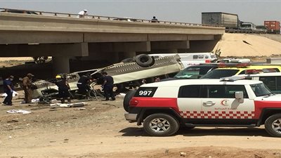 وفاة 9 وإصابة 18 معتمرًا في حادث حافلة مروع بالسعودية