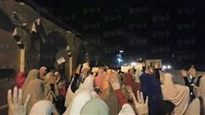 مسيرة لأنصار الجماعة الإرهابية في البحيرة