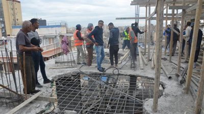 إزالة عقار مخالف بمسجد تلبانة الأثري في الإسكندرية