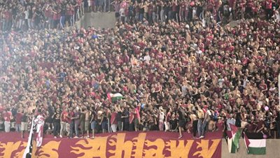 مدرج كامل لجماهير الأهلي في سوسة بمباراة النجم الساحلى