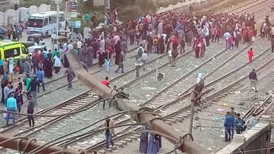 مصرع مسن صدمه قطار بمحطة سمنود في الغربية