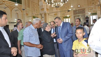 محافظ الجيزة يؤدى صلاة الجمعة الأخيرة بمسجد المغفرة في العجوزة