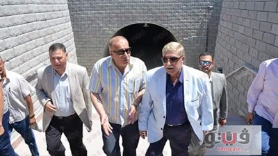 محافظ الإسماعيلية يتفقد مشروع نفق المشاة لافتتاحه خلال أيام
