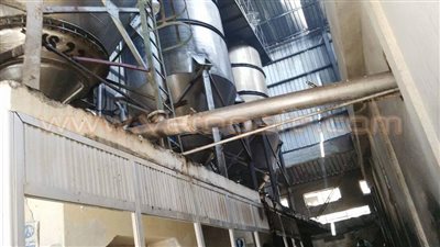 بالصور.. آثار حريق مصنع النشا والجلوكوز بشبرا الخيمة