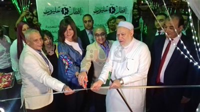 افتتاح أولى خيم مبادرة «فطارنا مع أهالينا» (صور)