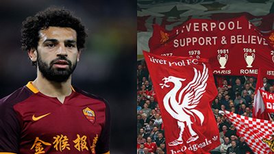 جماهير محمد صلاح على السوشيال ميديا تزحف من روما إلى ليفربول