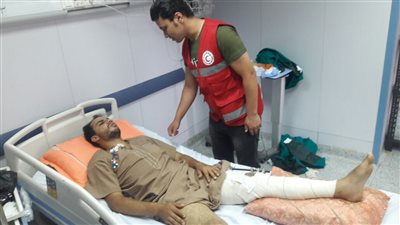 الهلال الأحمر المصري: 7 أطنان مساعدات طبية لقطاع غزة (صور)