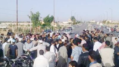 تجمهر أهالى