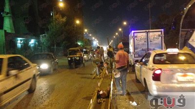 بالصور.. محاور مرورية جديدة لمنع التكدس خلال عيد الفطر بشبرا الخيمة