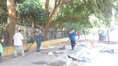 محافظ الجيزة يتفقد أعمال النظافة بشارع جامعة الدول العربية