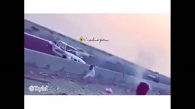 بالفيديو.. لحظة نجاة شاب من الموت دهسًا