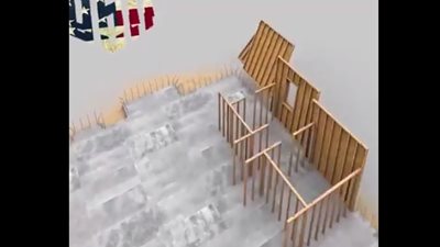 بالفيديو.. أحدث طرق بناء المنازل المضادة للحرائق