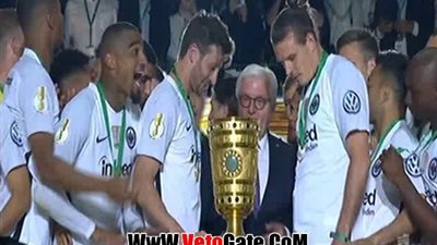 لحظات تتويج «فرانكفورت» بطلا لكأس ألمانيا 2018 (فيديو)