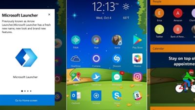 مايكروسوفت لانشر يوفر إيماءات جديدة وتحسينات على الشاشة الرئيسية
