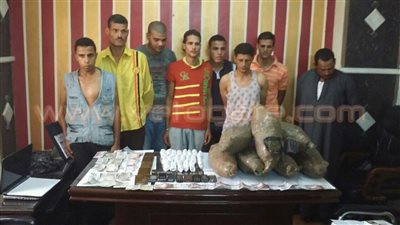 سقوط كوتش بورشة سلاح بالعمرانية