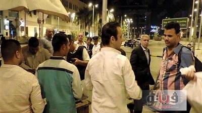 بالصور.. مدير شرطة النقل يتفقد محطات السكة الحديد والمترو قبل العيد