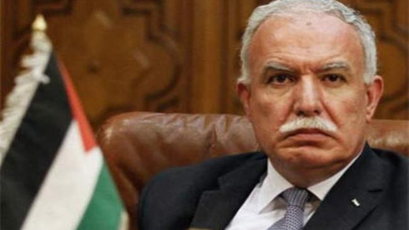  وزير الخارجية الفلسطيني