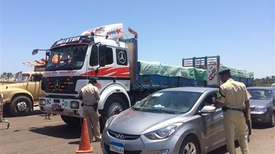 مرور كفر الشيخ يشن حملة لضبط المخالفين في بلطيم