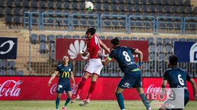 صلاح محسن يحرز الهدف الثاني لإنبي في مرمى الأهلي