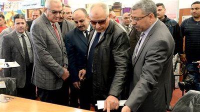 افتتاح معرض المنتجات الوطنية بجامعة المنصورة (صور)