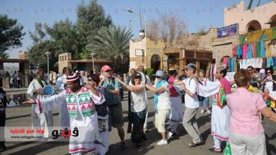 بالفيديو والصور.. وصول أول فوج سياحي ألماني لأسوان