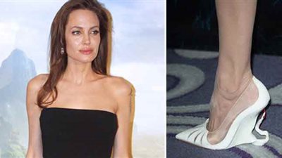 بالصور.. حذاء أنجلينا جولي يتحول إلى موضة 2014