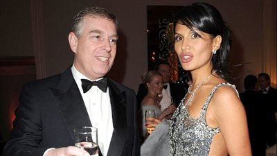 بالصور.. تفاصيل علاقة الأمير أندرو بالمليارديرة الروسية جوجا