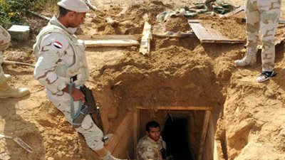 تدمير 4 أنفاق على حدود غزة برفح