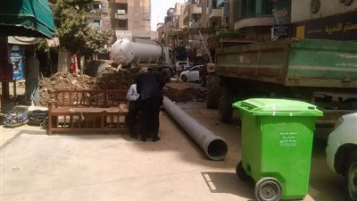 عودة مياه الشرب لـ«منتزه» الزقازيق بعد إصلاح الأعطال (صور)