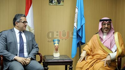 وزير الآثار يلتقى وفدا من المملكة العربية السعودية