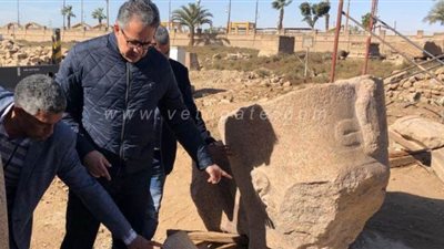 وزير السياحة والآثار يتفقد أعمال مشروع الهوية البصرية بمعابد الأقصر والكرنك
