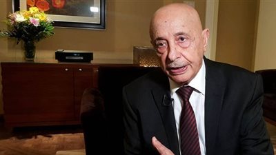 عقيلة صالح يطالب الاتحاد البرلماني العربي بإدانة الغزو التركي لـ 