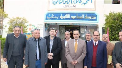 محافظ شمال سيناء يتفقد عددا من مدارس العريش | صور