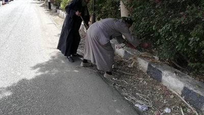 استراحات للركاب في أبو تشت وإنارة طريق النصر بقنا| صور