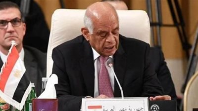 عبدالعال: مصر ستبقى عوناً للشعب الفلسطيني حتى يستعيد كامل حقوقه المشروعة