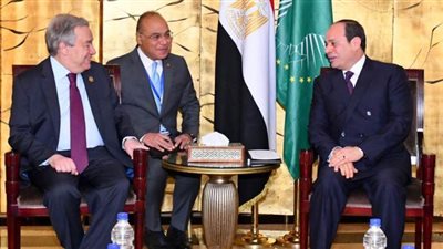 تفاصيل جلسة مباحثات السيسي وسكرتير عام الأمم المتحدة بأديس أبابا| فيديو
