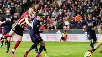 شيفيلد يفوز على بورنموث 1/2 في الدوري الإنجليزي
