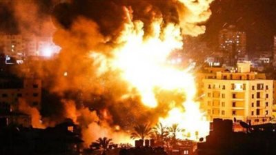 قوات الاحتلال تشن غارة على خان يونس بقطاع غزة