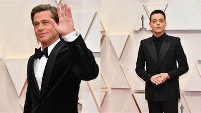 براد بيت ورامي مالك بإطلالات أنيقة في حفل الأوسكار 2020 (صور)