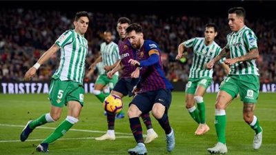تشكيل مباراة برشلونة وريال بيتيس في الليجا