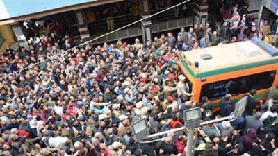 جنازة عسكرية وشعبية لشهيد الواجب الوطني بمسقط رأسه في الدقهلية