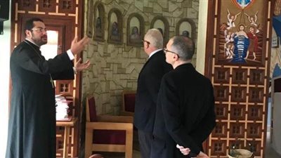 النائب البطريركي للكنيسة الكاثوليكية يستقبل سفير إيطاليا