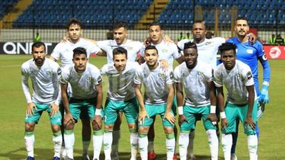 المصري يتقدم بهدف على وادي دجلة في الشوط الأول بالدوري