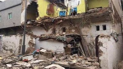 انهيار منزل من 3 طوابق دون خسائر بشرية في شبرا الخيمة