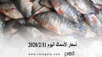 أسعار الأسماك اليوم 2020/2/11