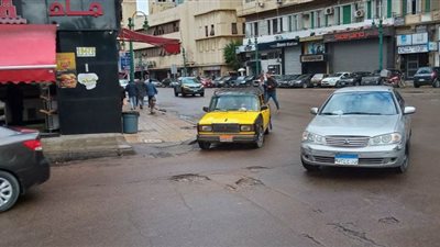 سقوط أمطار خفيفة على الإسكندرية