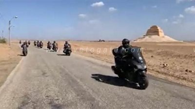 رحلة بالدراجات النارية للتعرف على المعالم السياحية والأثرية ببني سويف | صور