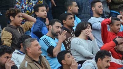 بكاء هيستيري لجماهير المحلة والجهاز الفني عقب الخسارة من المنصورة | صور