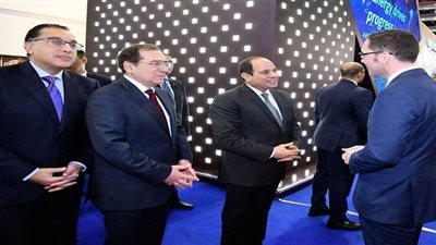 السيسي يفتتح معرض إيجبس 2020.. ويبحث تعزيز الاستثمارات في مصر مع رؤساء 3 شركات عالمية| صور